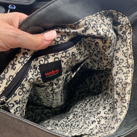 Hobo International Large Black Satchel Shoulder Bag BP5509E - Picture 10 of 15